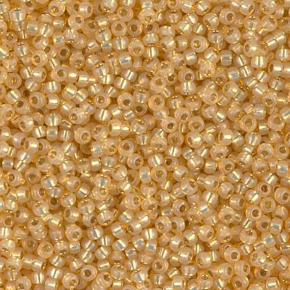 Seed Beads 11-578 Miyuki Seed Beads 11/0 Dyed Light Topaz