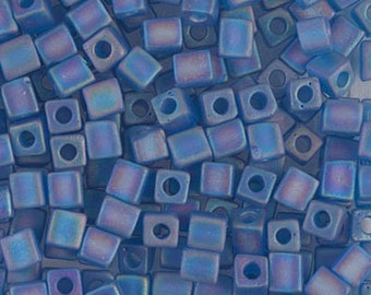 Square Bead SB-149FR Miyuki Square Beads 4mm Matte Transparent