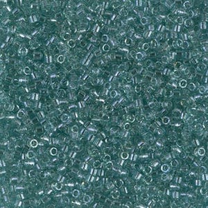 Miyuki Delica Bead 11/0 - DB0112 - Transparent Sea Foam Luster - 7.6 grams