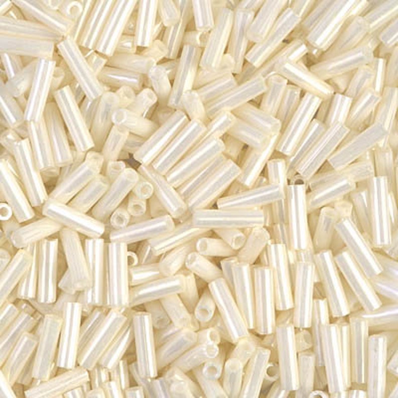 Bugle Bead BGL2594 Miyuki Bugle Beads Size 6mm Cream Ceylon Etsy