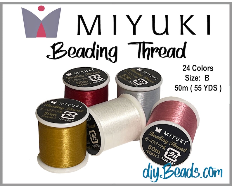Miyuki Beading Thread Nylon Beading Thread Made in Japan 24 Etsy