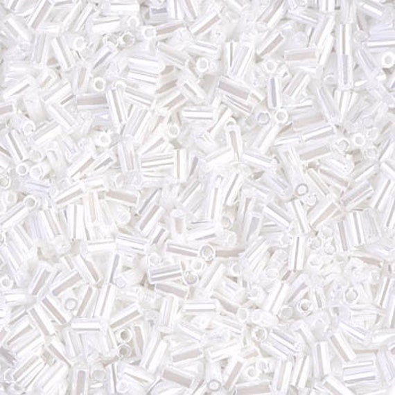 Bugle Bead BGL1528 Miyuki Bugle Beads 3mm White Pearl Ceylon Etsy
