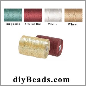C-Lon Nylon Beading Thread ( CLC ) Industry Size TEX 210 - Approx 92 yards per Bobbin 36+ colors diyBeads