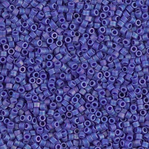 Miyuki Delica Bead 11/0 - DB0880 - Matte Opaque Cobalt AB - 7.6 grams