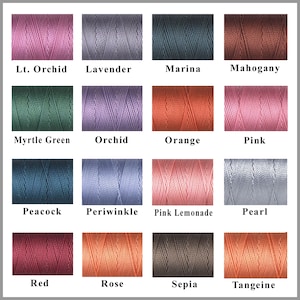 C-Lon Nylon Beading Thread ( CLC ) Industry Size TEX 210 - Approx 92 yards per Bobbin 36+ colors diyBeads