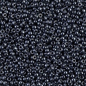 Seed Bead 11-451 Miyuki Seed Beads Size 11/0 Gunmetal - Sold 10 grams - Diy Beads Store