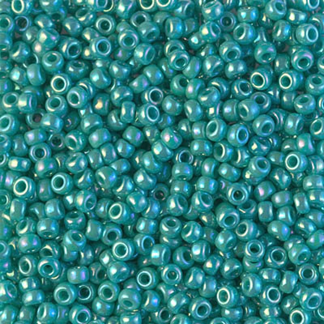 Seed Beads 8/0 Miyuki Seed Bead 8-481 Opaque Turquoise Green - Etsy