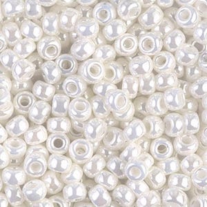 Seed Beads 6-591 Miyuki Seed Beads 6/0 Ivory Pearl Ceylon 20 grams  diy beads