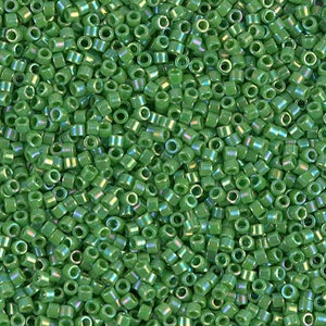DB0163 Opaque Green AB 11/0 Miyuki Delica Bead 7.6 grams diy Beads