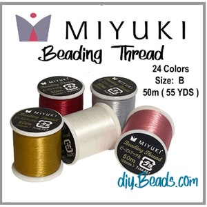 Miyuki Beading Thread Nylon beading thread Made in Japan 24 different colors