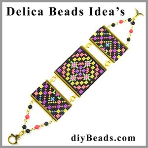 Miyuki Delica 11/0 Seed Beads - Olive Lined Orange AB - Perfect For Bead Weaving