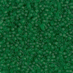 DB0746 Matte Transparent Green 11/0 Miyuki Delica Bead 7.6 grams Diy Beads