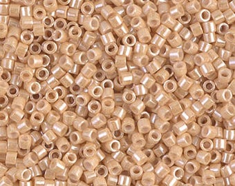 DBM0205 Miyuki Delica Seed Beads 10/0 Light Caramel Ceylon 7.6 grams