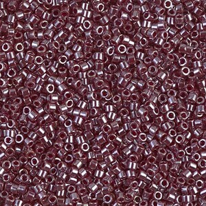 DB1565 Opaque Currant Luster 11/0 Miyuki Delica Seed Beads Sold 7.6 grams