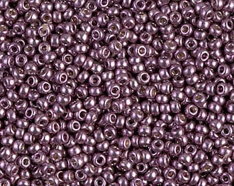 11-4220 Seed Beads Miyuki 11/0 Duracoat Galvanized Eggplant 10 grams diy beads