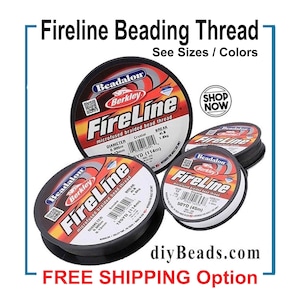 Fireline Bead Weaving Thread (SELECT COLOR/SIZE)