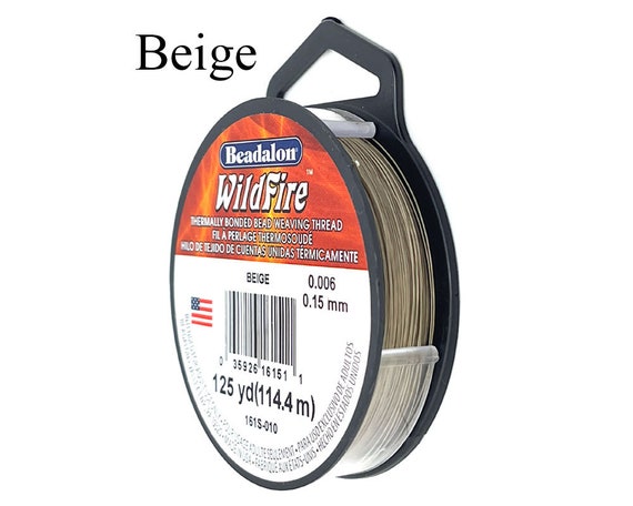 125 Yard WILDFIRE BEADING THREAD See All Colors .006 in 0.15 Mm, Break  Strength 10 Lb 4.5 Kg, 114.4 M 