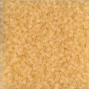 Miyuki Delica Bead 11/0 - DB1272 - Transparent Matte Light Straw - 7.6 grams