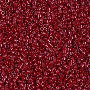 DB0654 Dyed Opaque Maroon Size 11/0 Miyuki Delica Beads