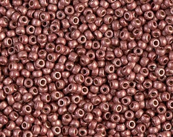 Seed Bead 11-4212F Miyuki Seed Beads 11/0 Duracoat Galvanized Matte Dark Berry 10 grams Diy Beads
