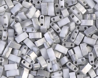 Half Tila Bead HTL-4558 Miyuki Half Tila Beads Labrador Matte 10 grams Diy Beads