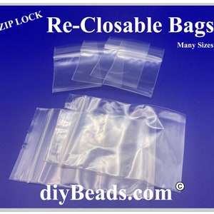 SMALL Clear Plastic Zip Lock Bags. Tiny Resealable Jewelry Bags. Plastic  Jewelry Bags. Handmade Jewelry Packing Supplies. Small Plastic Bags 