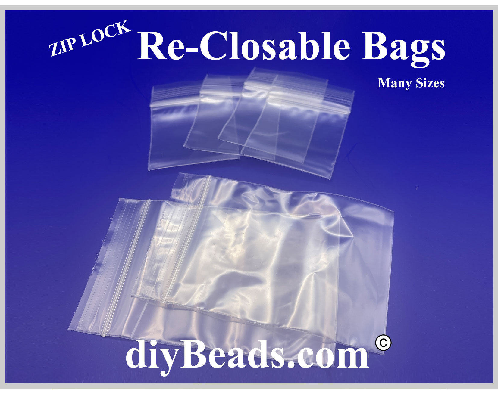 Jewelry Bags Zip Lock, 1000 Pcs (ALL SIZES) — Chicago City