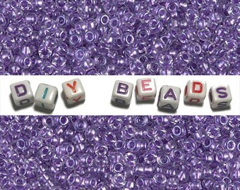 Seed Beads 11-2607 Miyuki Seed Beads 11/0 Sparkling Purple Lined Crystal AB 10 grams diy beads