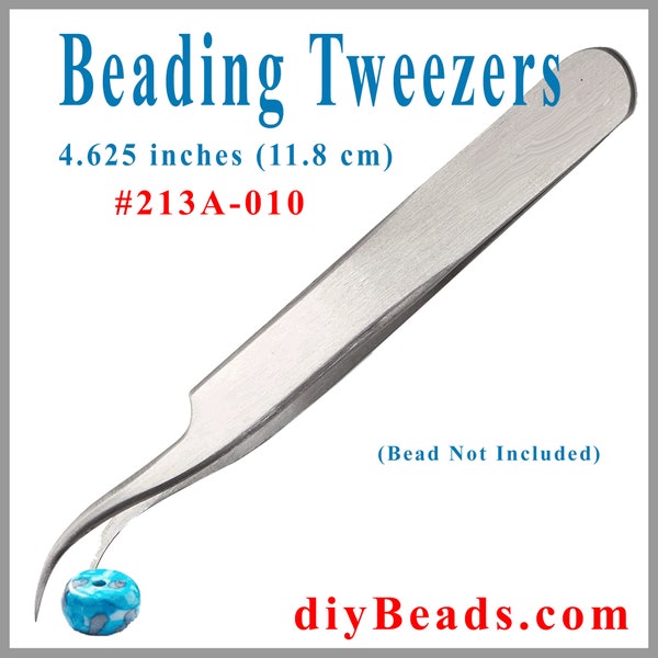 Tweezers for Beading and Jewelry making 4.75" - #213A-010 diyBeads