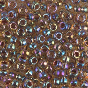 Seed Beads 6-357 Miyuki Seed Beads 6/0 Root Beer Lined 20 grams  diy beads