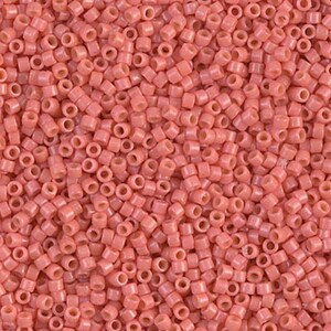 Delica Bead DB2114 Miyuki Delica Beads 11/0 Duracoat Dyed Opaque Light Watermelon 7.6 grams