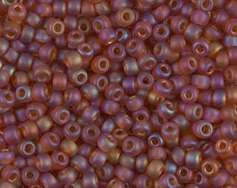 Seed Beads 8/0 Miyuki Seed Beads 8-2031 Matte Metallic Sage