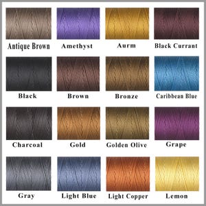 C-Lon Nylon Beading Thread ( CLC ) Industry Size TEX 210 - Approx 92 yards per Bobbin 36+ colors diyBeads