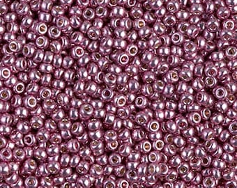 Seed Bead 11-4218 Miyuki Seed Beads 11/0 Duracoat Galvanized Duty Orchid 10 grams Diy Beads