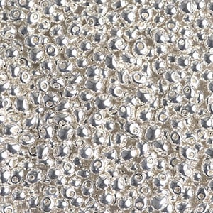 DP28-961 Drop Beads Miyuki 2.8mm Bright Sterling Plated 10 grams diy beads