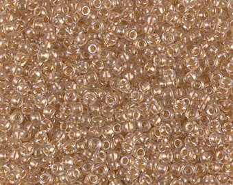 Seed Bead 11-234 Miyuki Seed Beads 11/0 Sparkling Metallic Gold Lined Crystal 10 grams Diy Beads