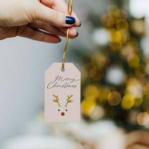 Druckbare Weihnachtsgeschenkanhänger