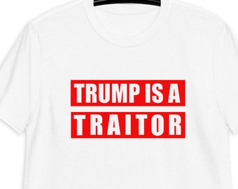 Donald Trump is a Traitor T-shirt. I am as Anti-Trump as it gets.
