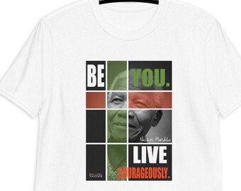 Nelson Mandela, camiseta unisex de manga corta