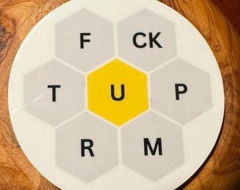 2" Fun Fuck Trump Waterproof Sticker