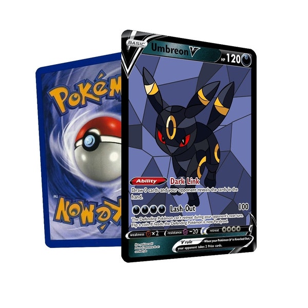 Umbreon Nachtara V Full Art! Custom Made!