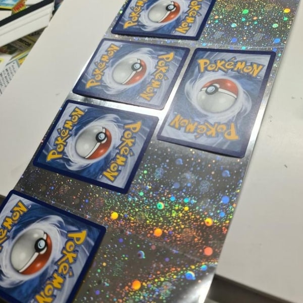 Cosmo / Galaxy Hologram Foil Holo Foil pour par exemple les cartes Pokémon personnalisées