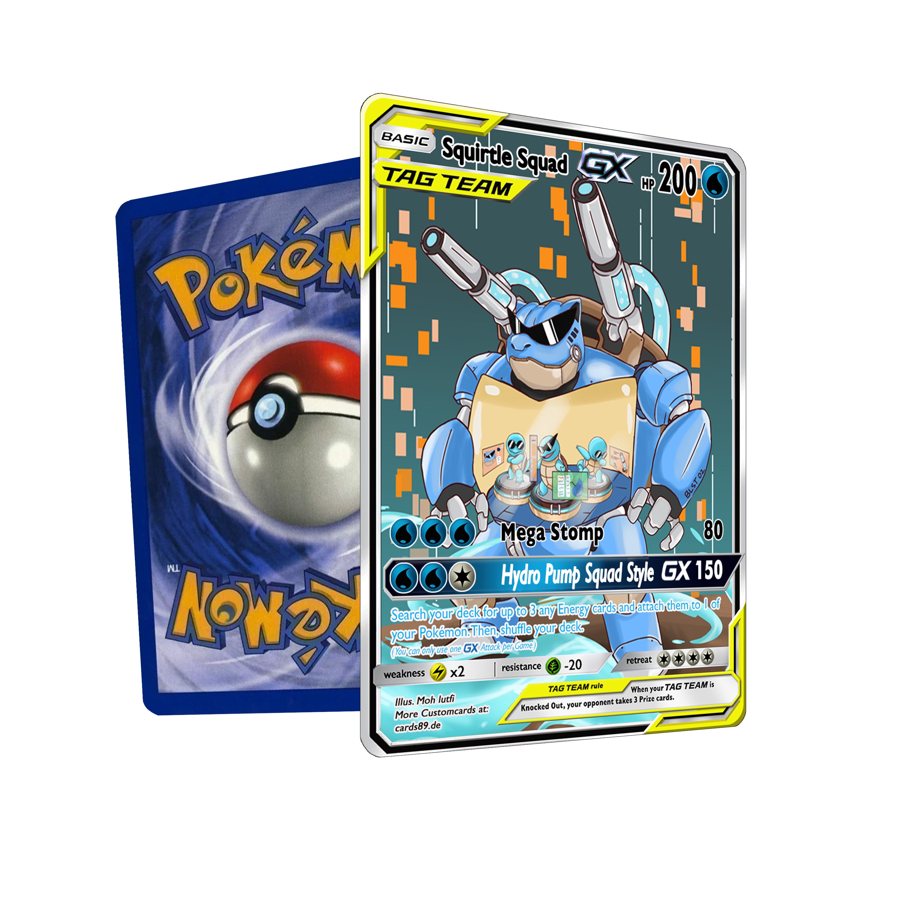 Pokemon Squirtle GX 3
