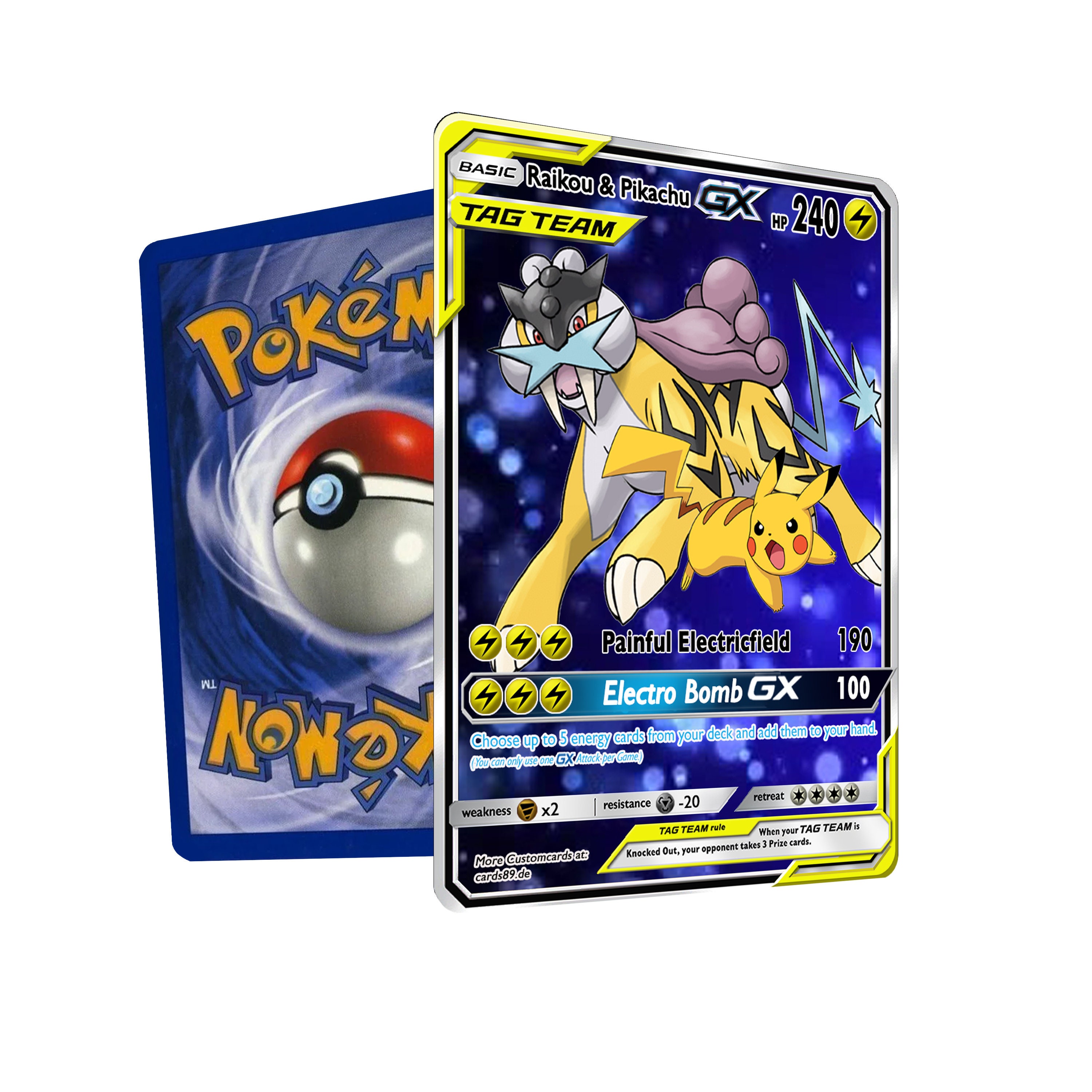 Pokemon, Toys, Raikou Gx Pokemon Card