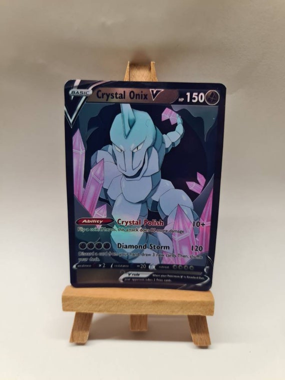 Holo Crystal Onix Poke Custom Card -  Finland