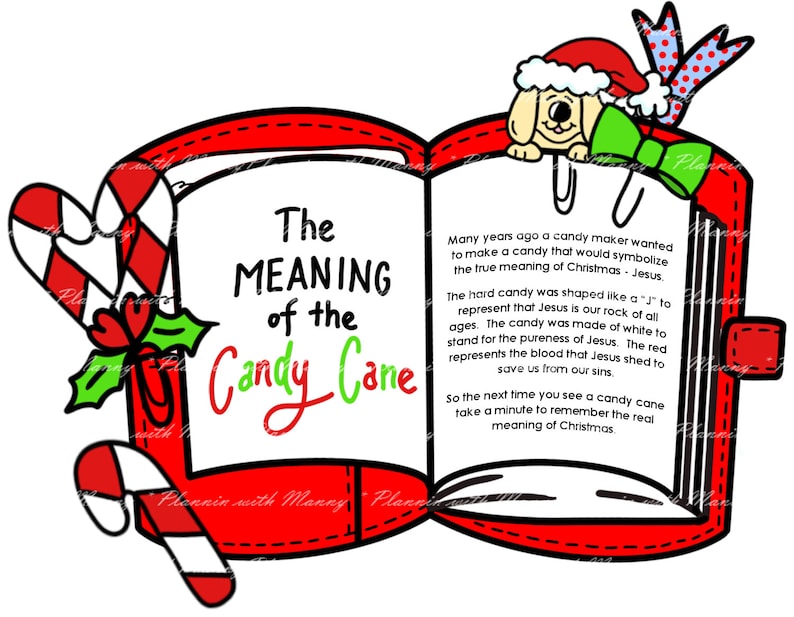 MEANING of the CANDY CANE PrintableLegend of the Candy Etsy