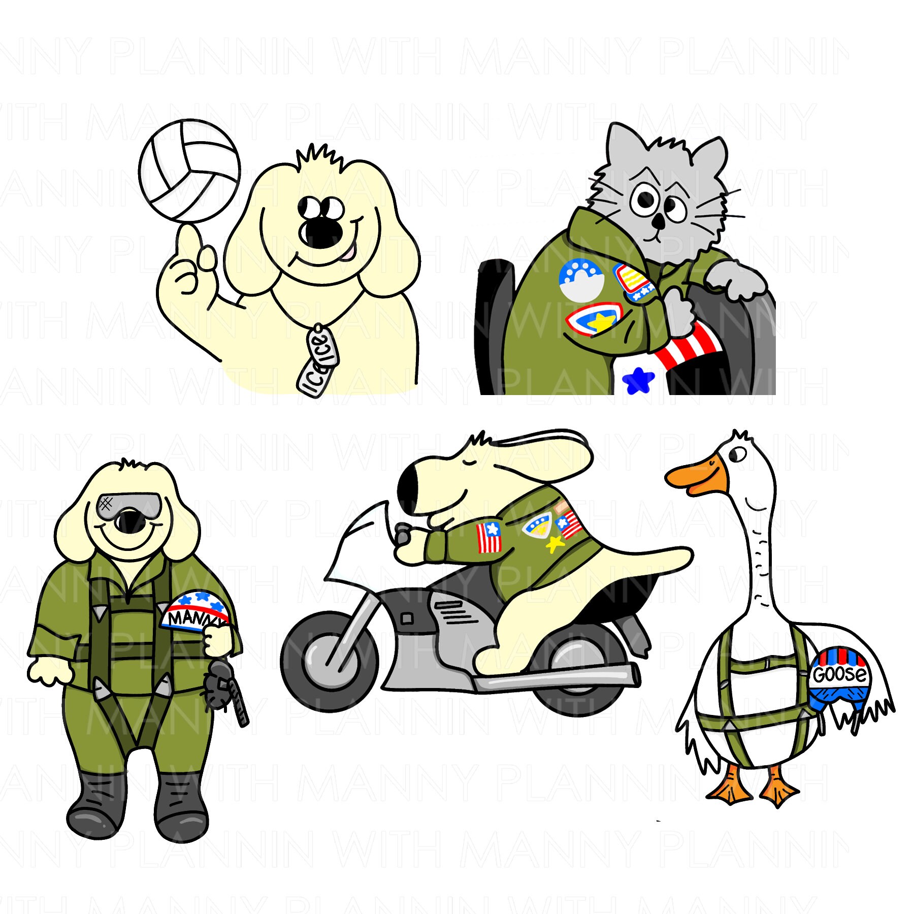Embellishments Air Force Planner Stickers TPC NATION ACADEMIC Top