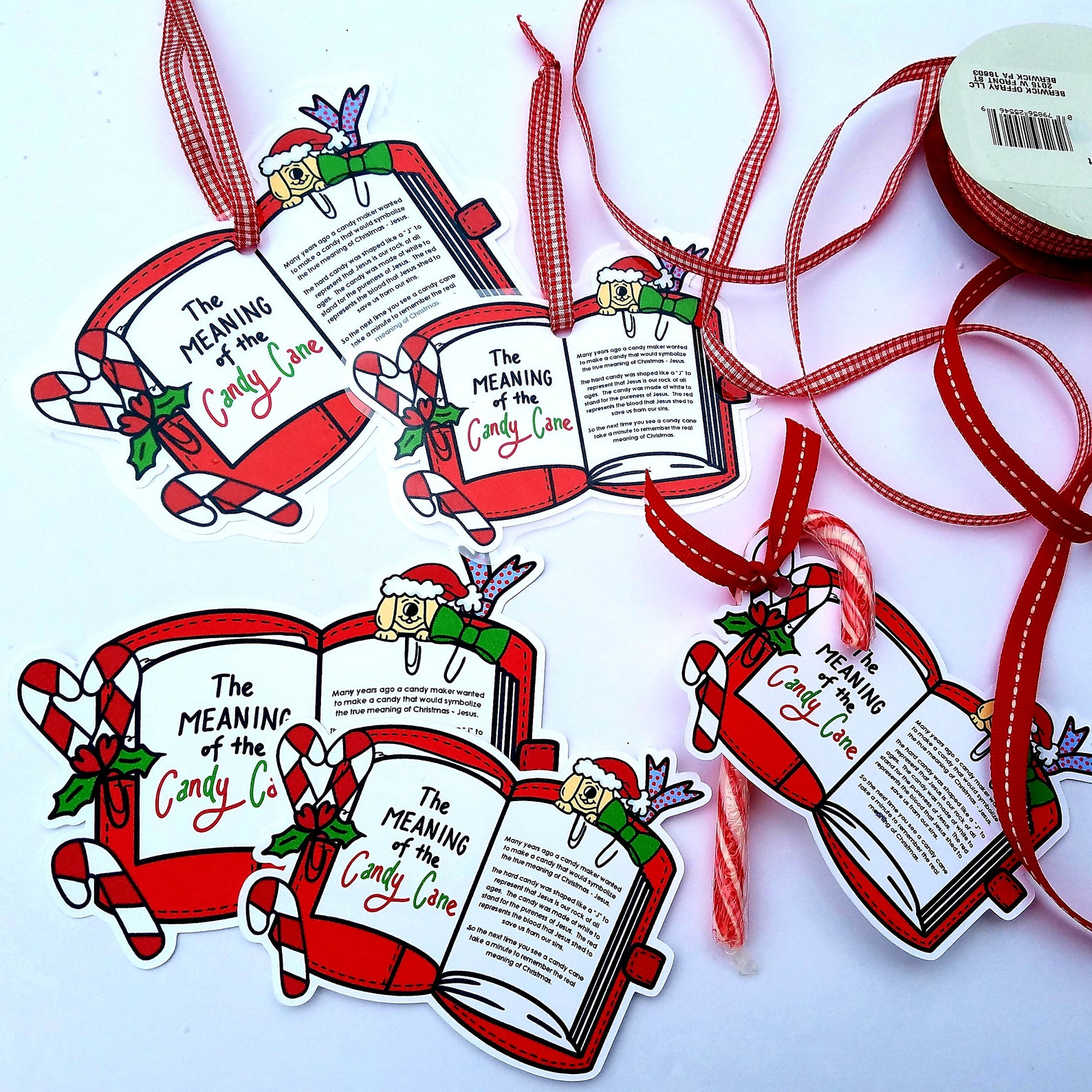 MEANING of the CANDY CANE PrintableLegend of the Candy Etsy