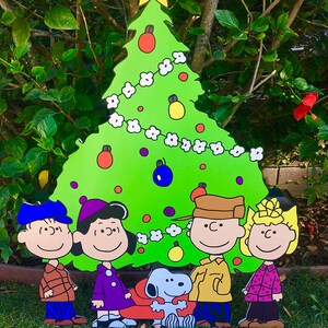 Charlie Brown Christmas Peanuts Lifesize Yard Art Pattern Etsy