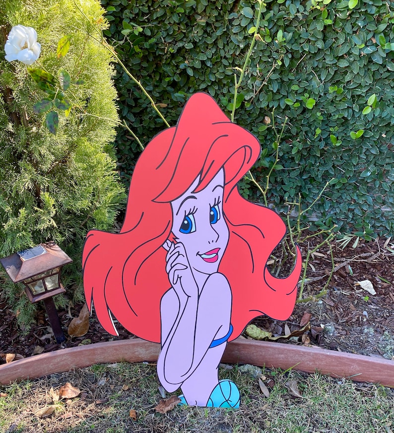 Princess Bust Table Top Decor Princess Bust Cutouts Princess Etsy